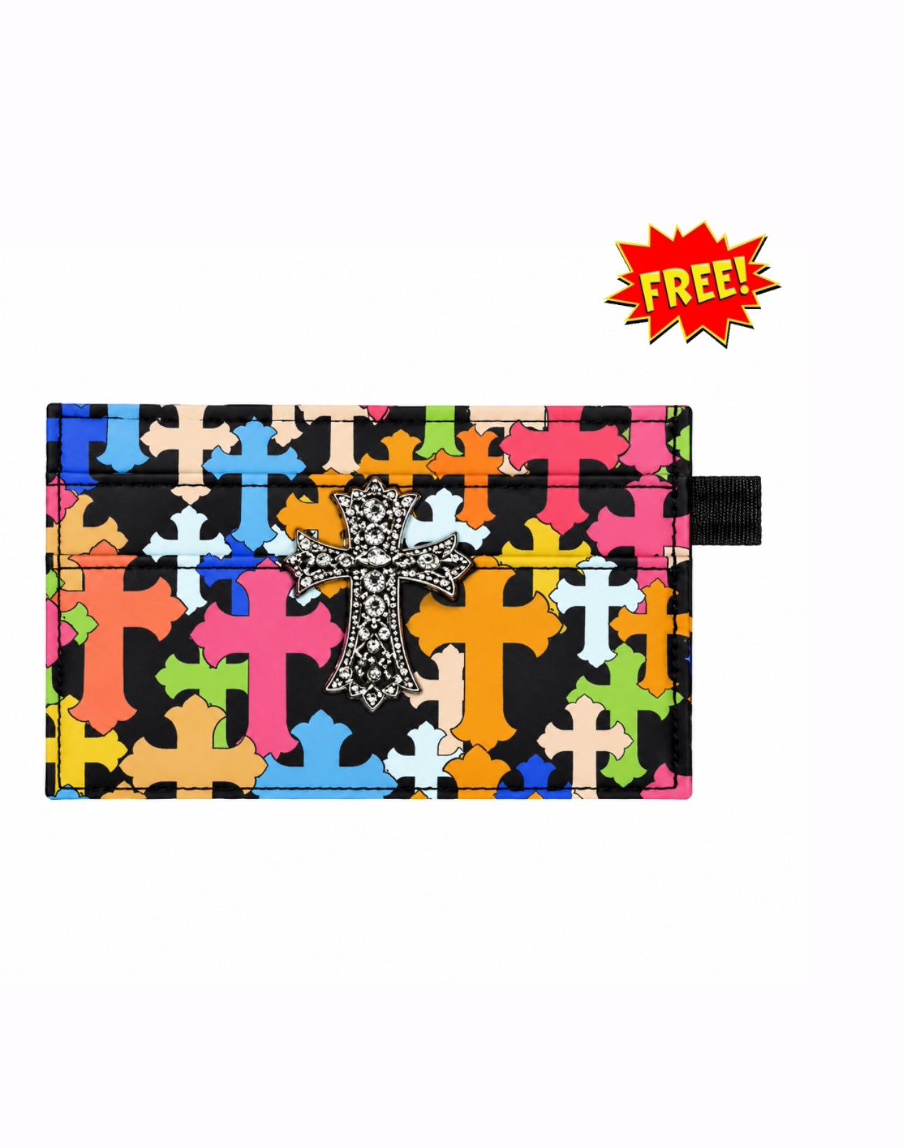 Colorful Cross tote bag