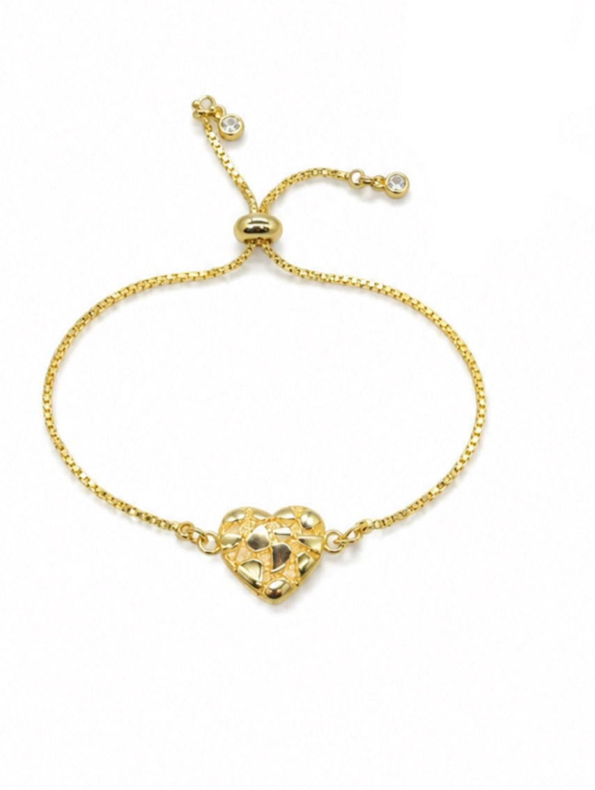 HRT NUGGET BRACELET