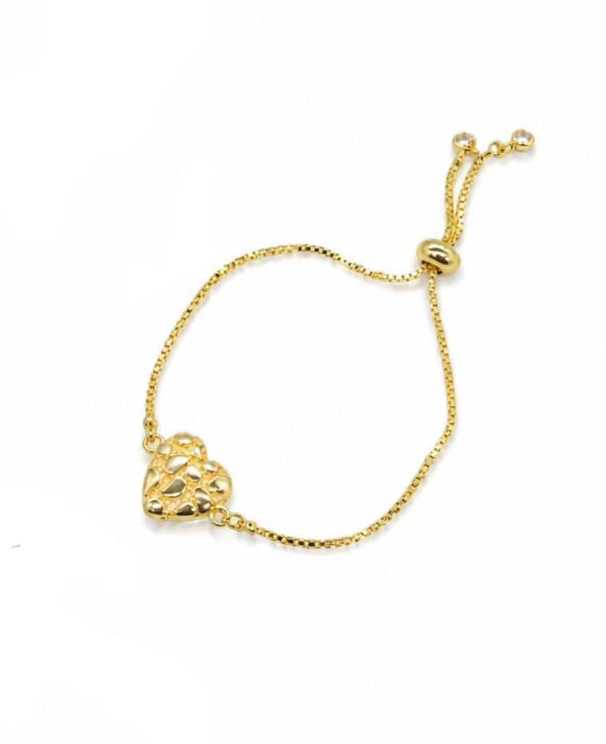 HRT NUGGET BRACELET