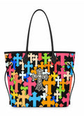 Colorful Cross tote bag