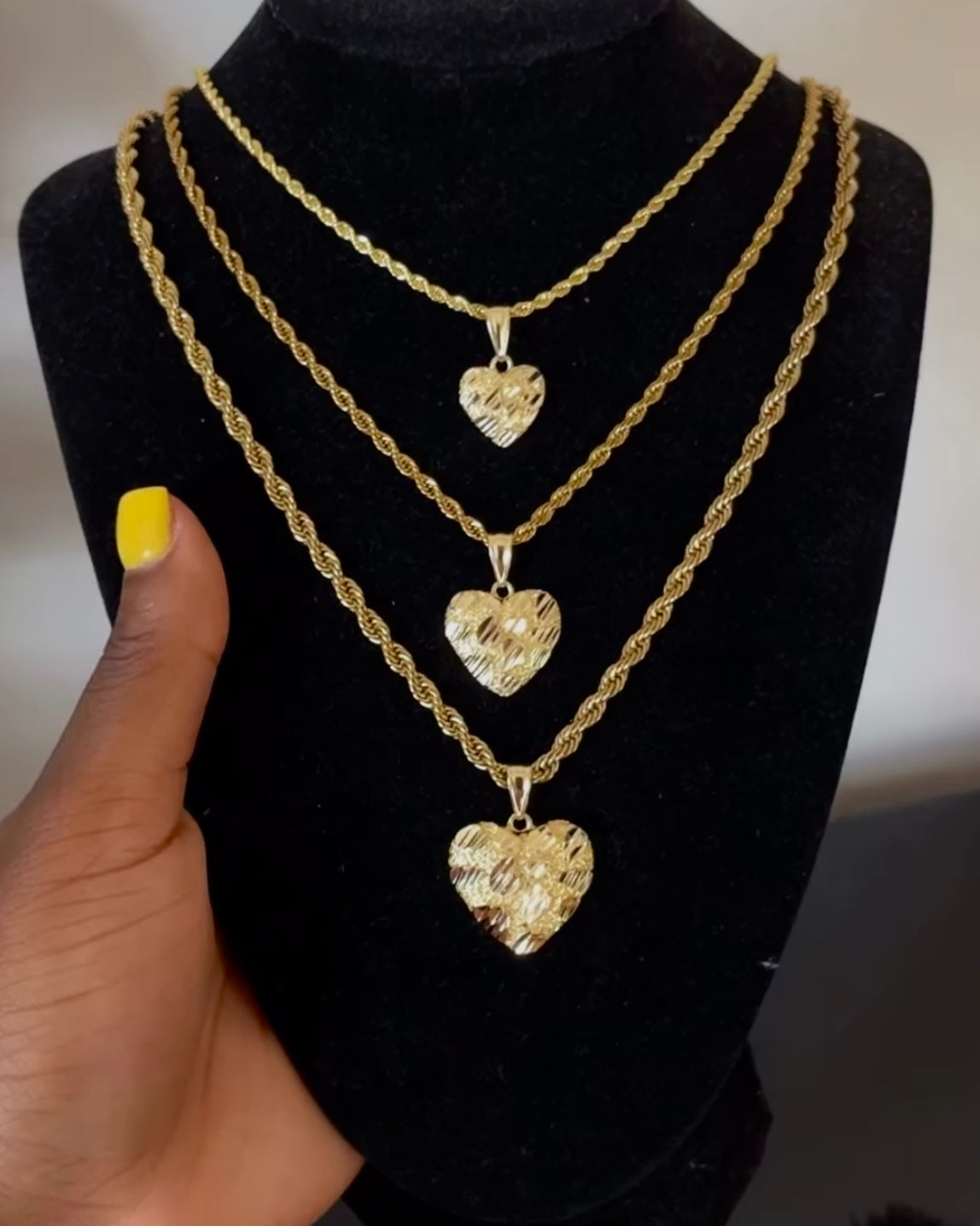 HEART NUGGET NECKLACE