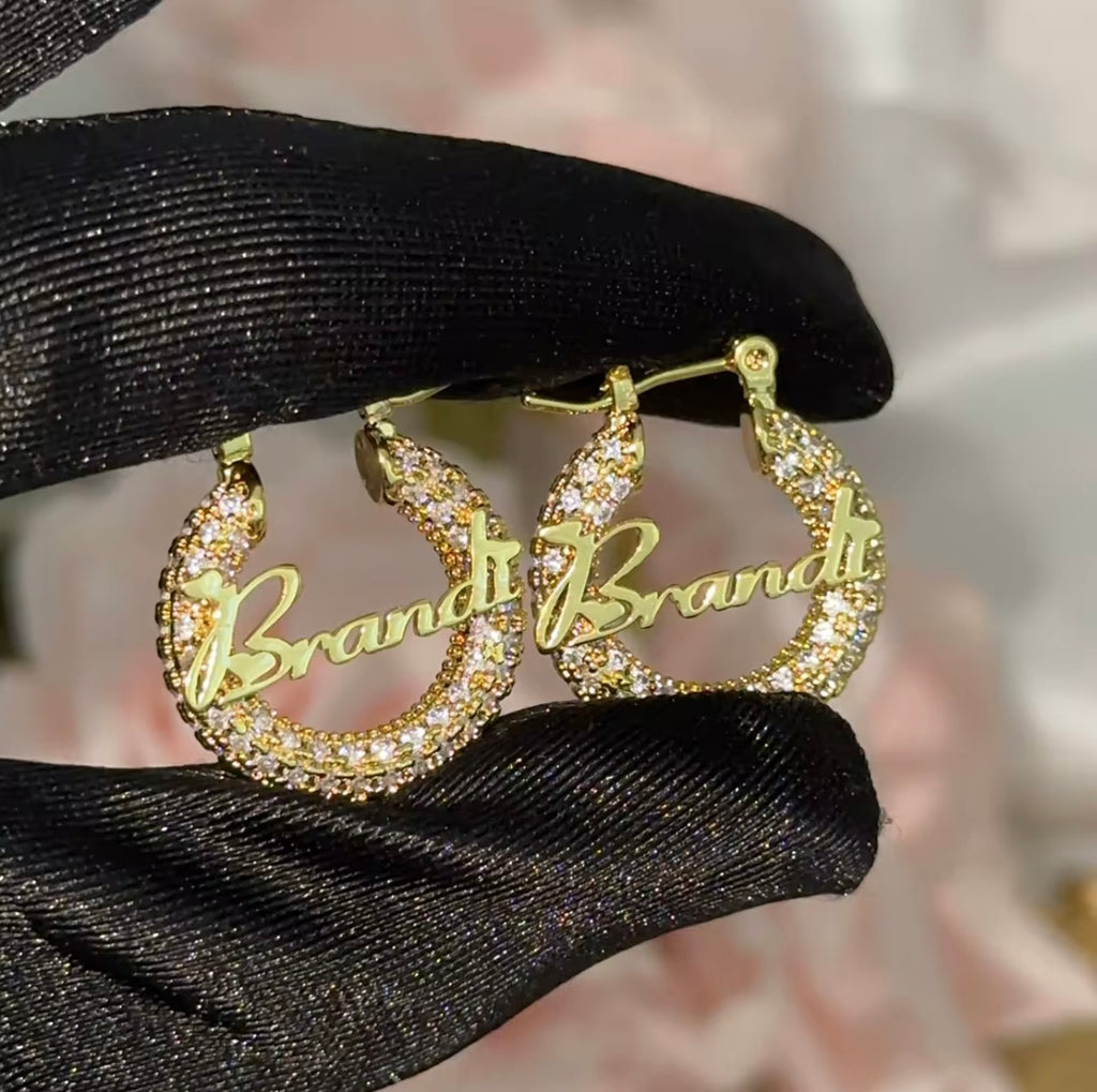 CUSTOM CZ HOOPS