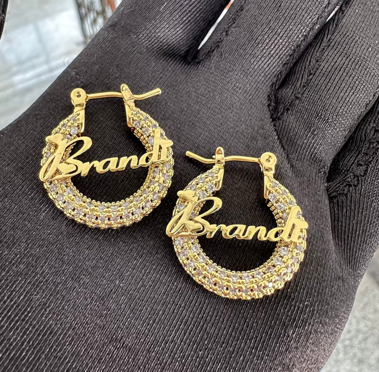 CUSTOM CZ HOOPS