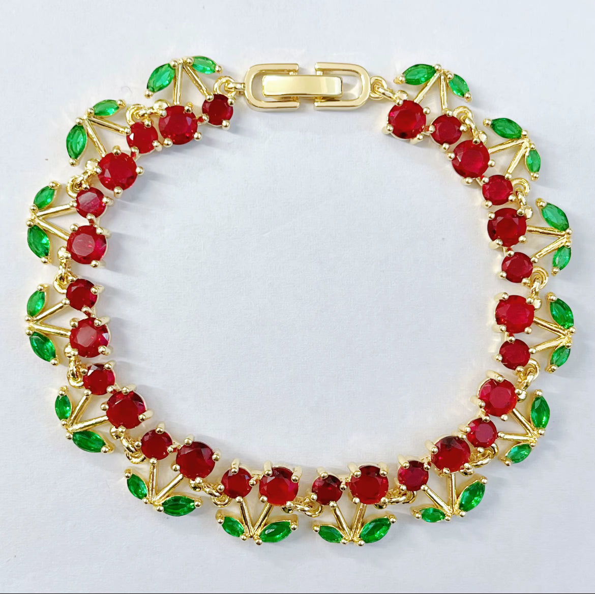 TENNIS CHERRY BRACELET