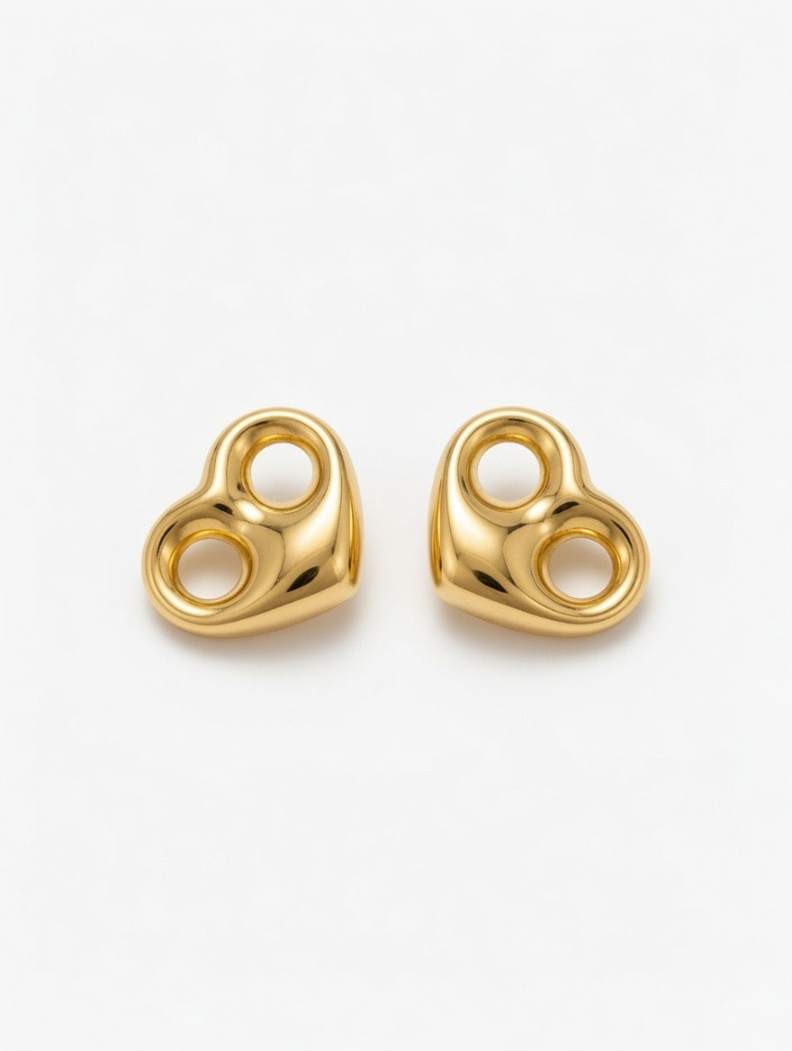 HEART GUCCI EARRINGS