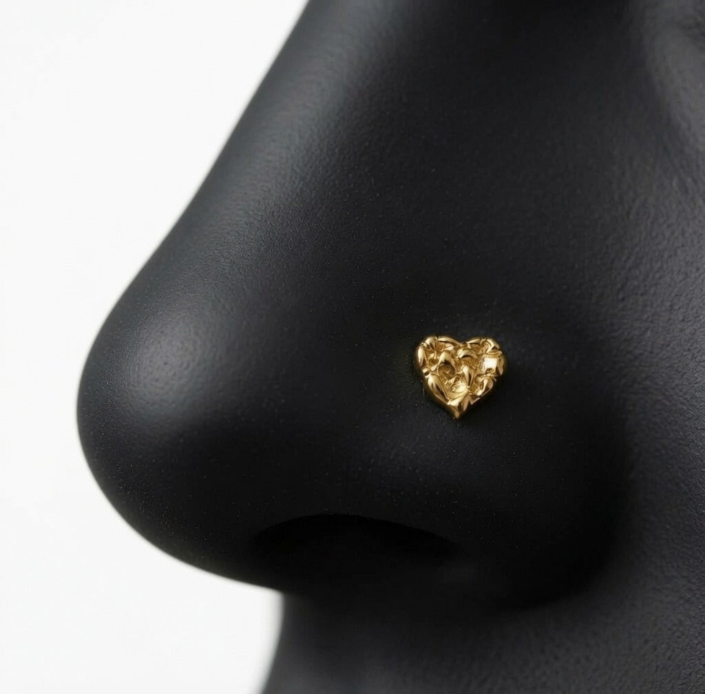 HRT NUGGET NOSE RING