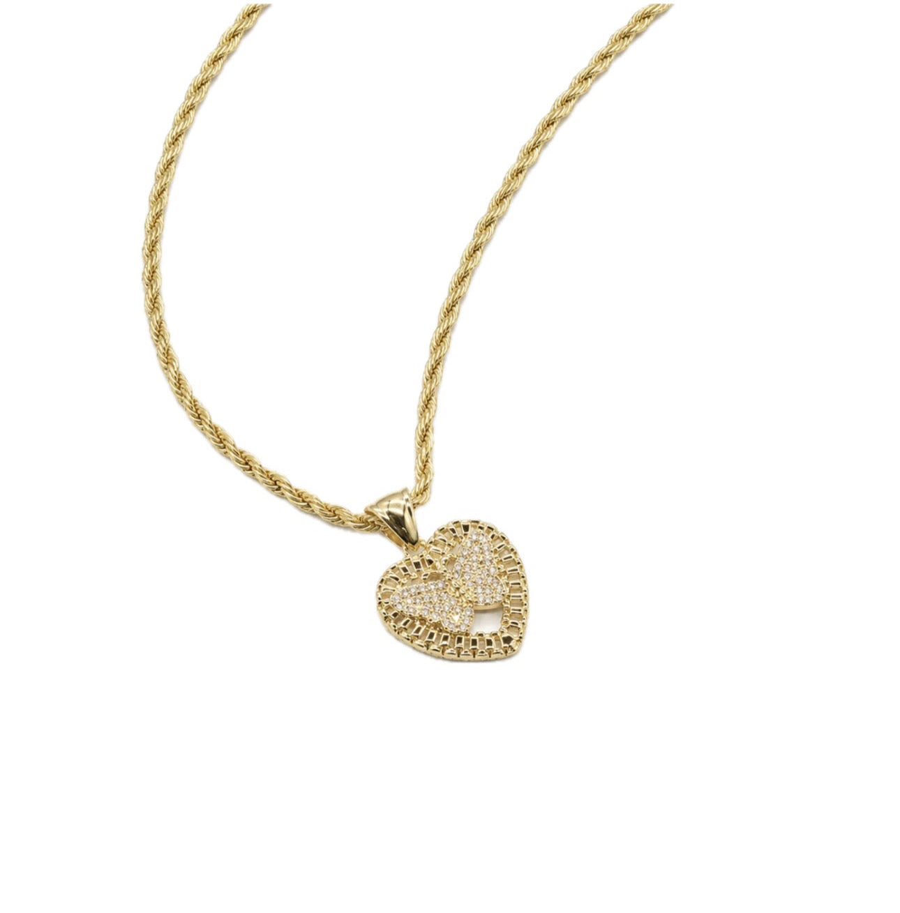 BUTTERFLY ROLLIE NECKLACE