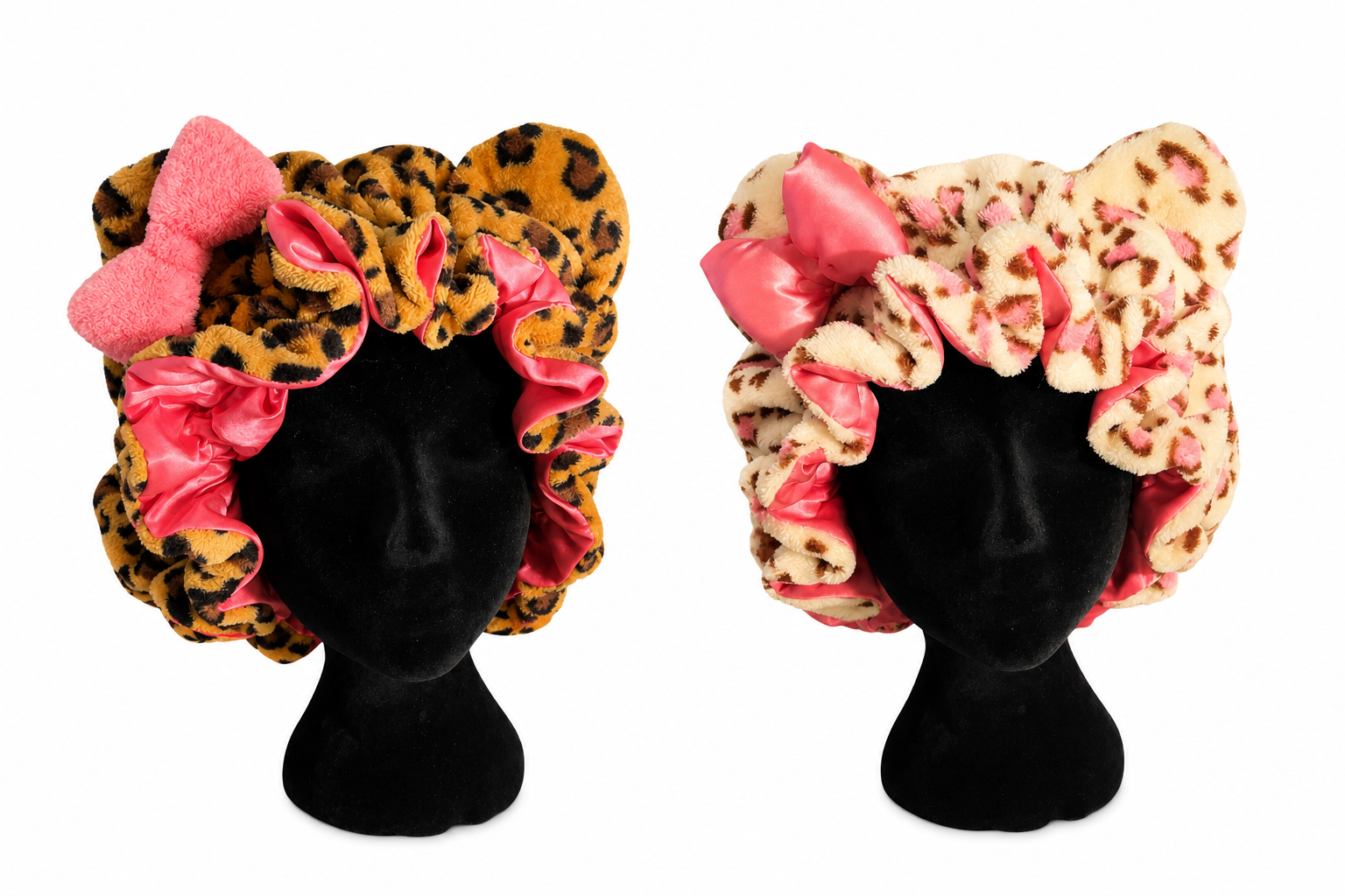 PLUSHY SATIN BONNET