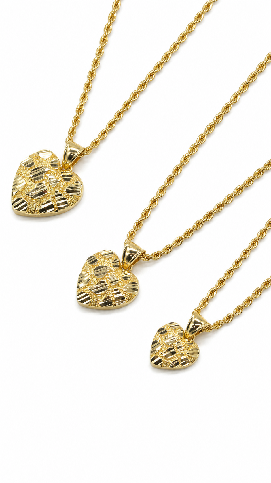 HEART NUGGET NECKLACE