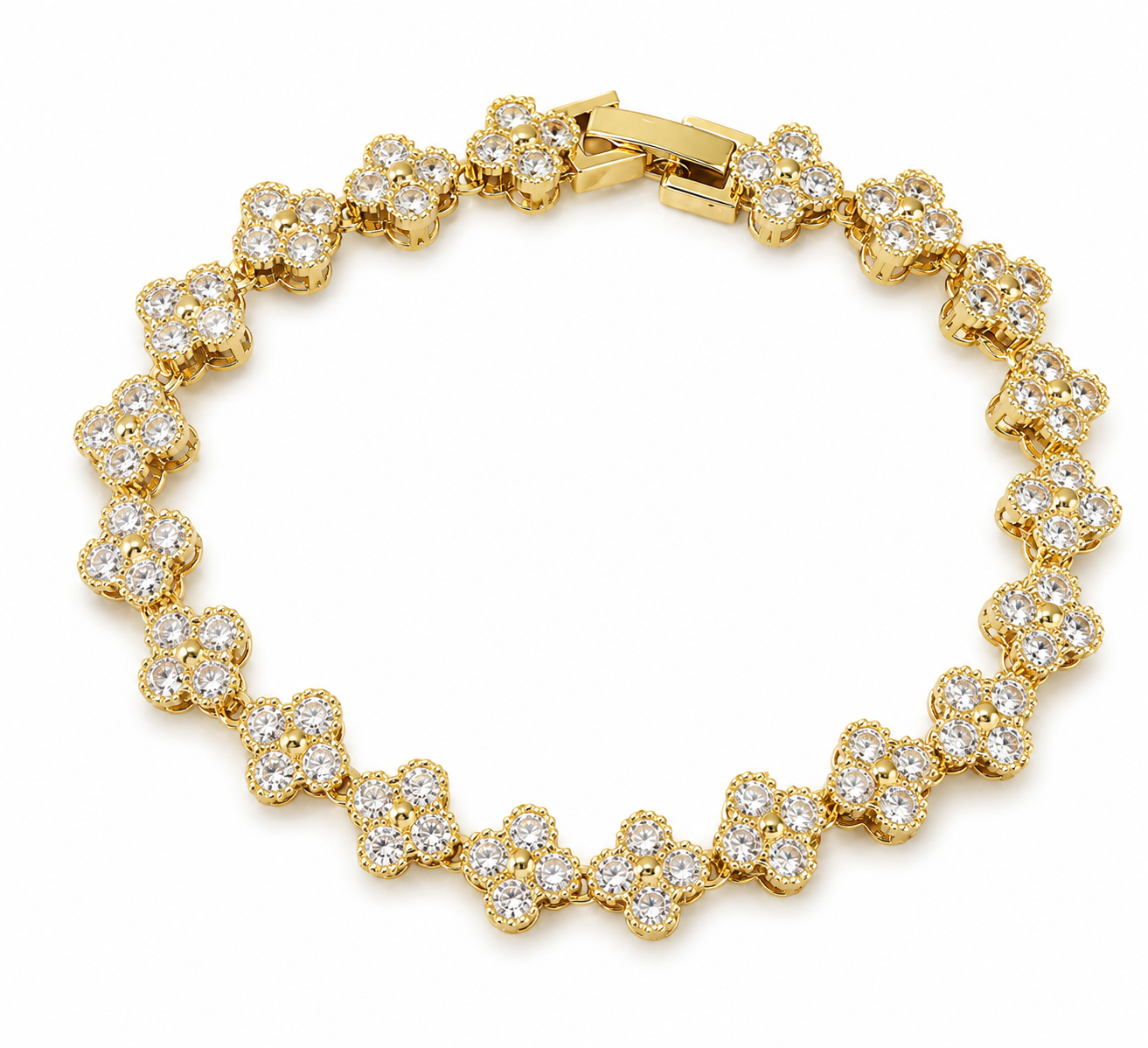 FLOWER TENNIS BRACELET