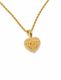 HRT NUGGET BLING NECKLACE