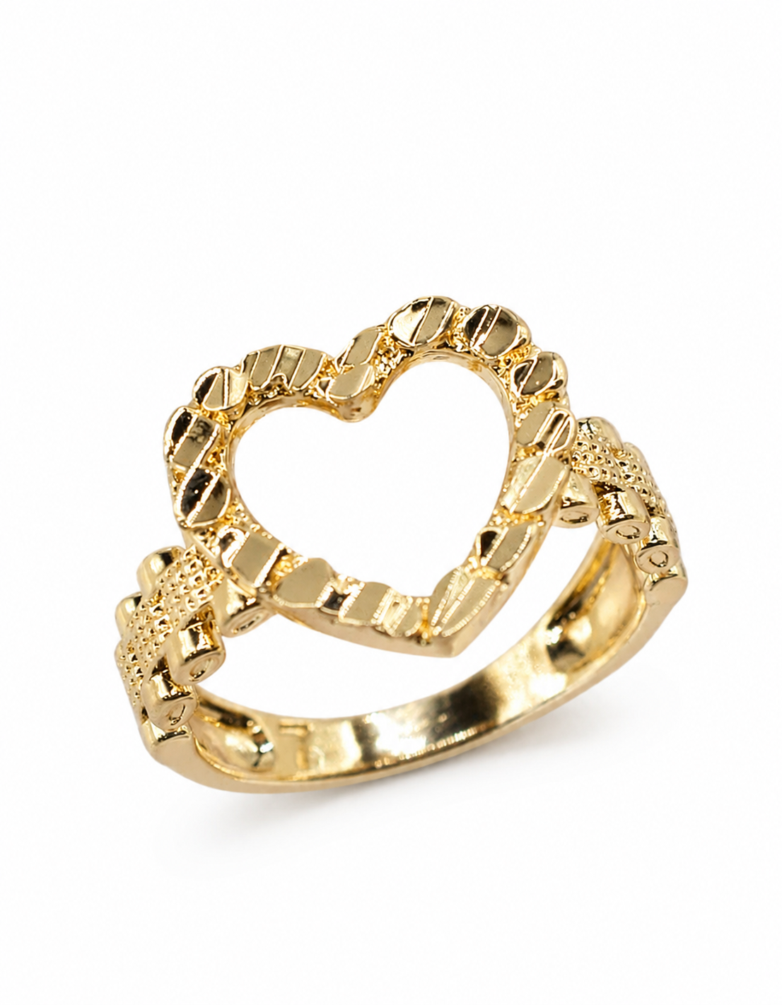 DCUT OPEN HEART RING