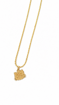 HK FACE NECKLACE