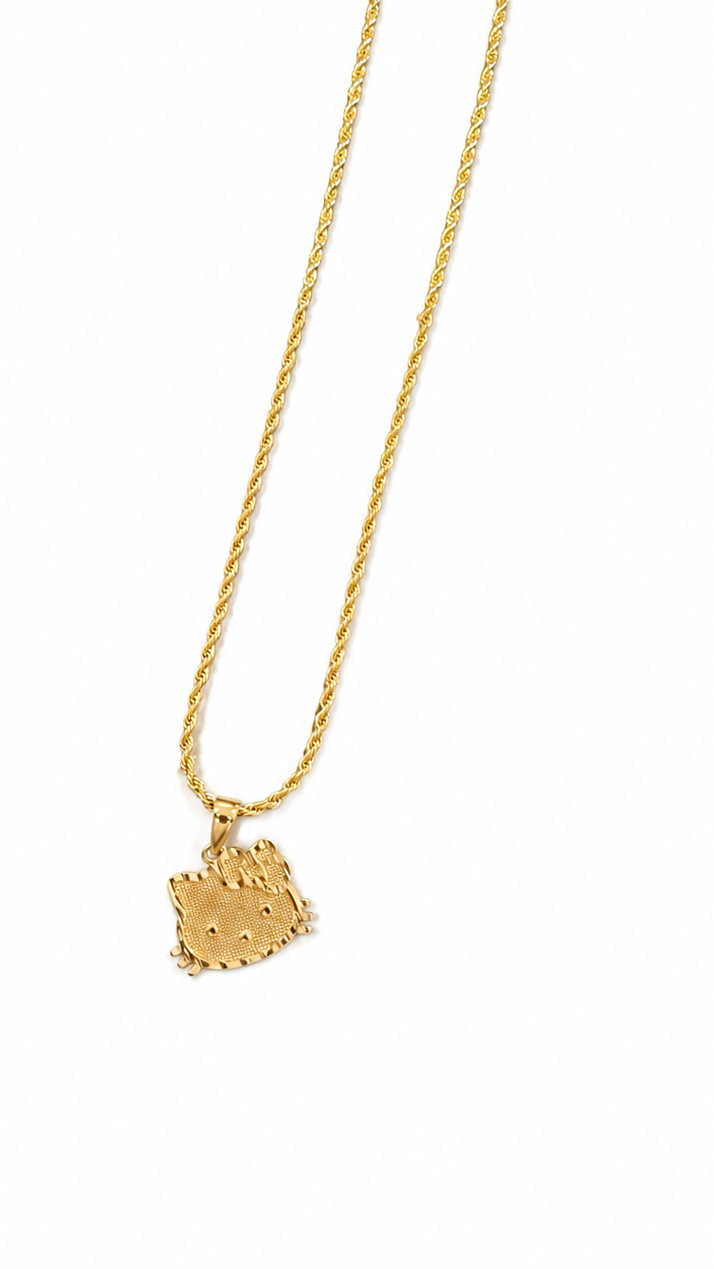 HK FACE NECKLACE